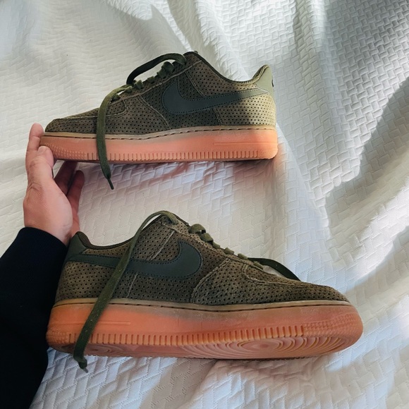 Air Force One army green women’s size 7 sample - Picture 10 of 10
